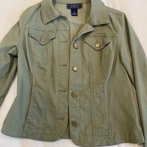 Olive green jacket